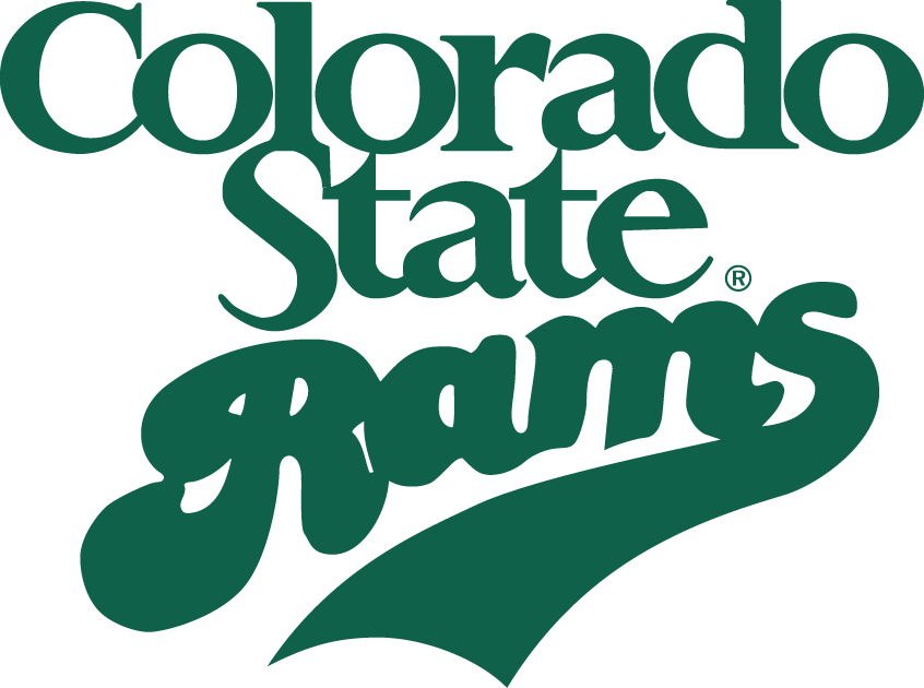 Colorado State Rams 1993-2014 Wordmark Logo 01 vinyl decal